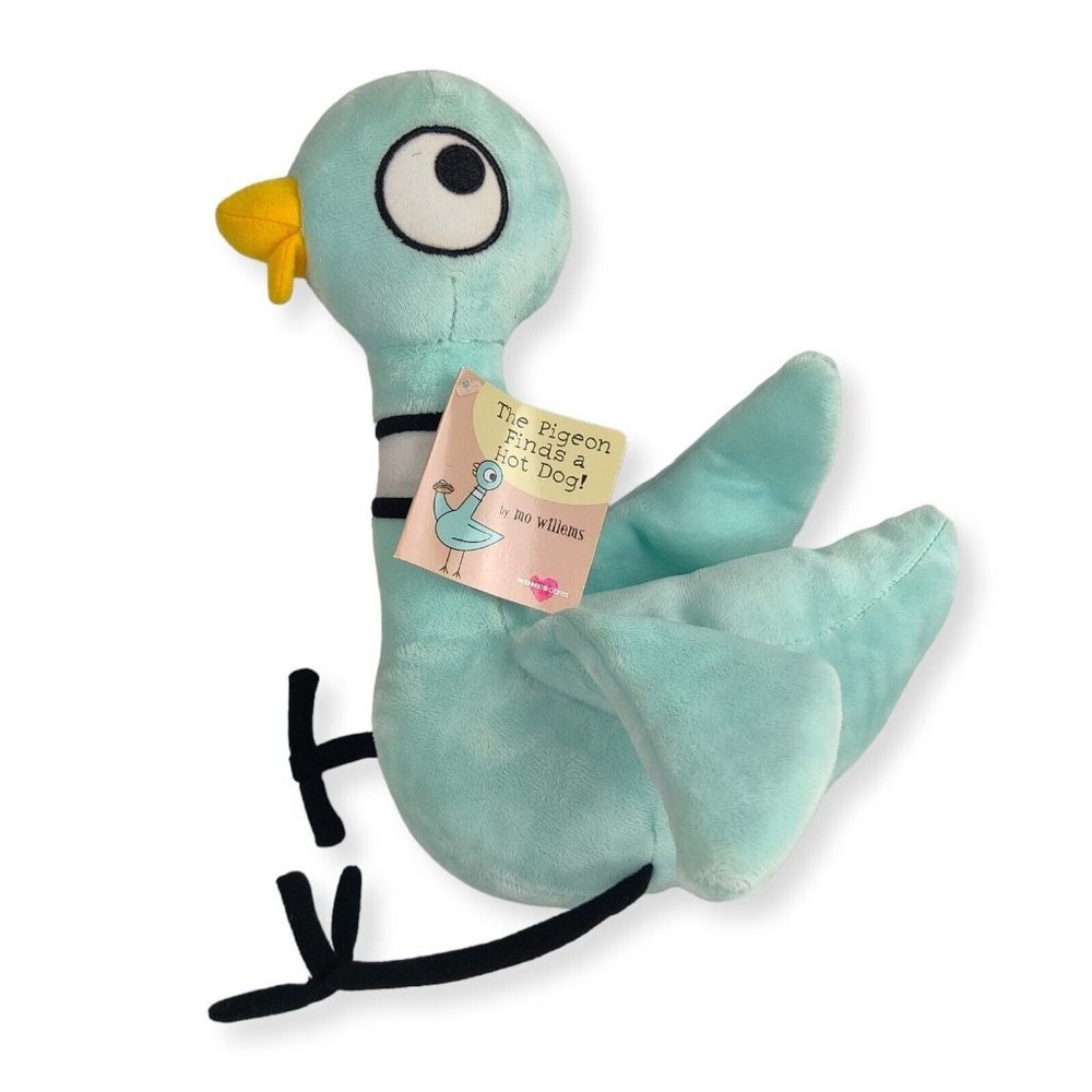 Kohls Cares The Pigeon Finds a Hot Dog Plush Pigeon Stuffed Mo Willems w/tag